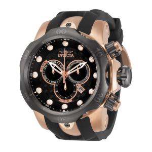 Relógio Masculino Reserve Venom, Invicta 0361, Preto, Ouro Rosa e Cinza