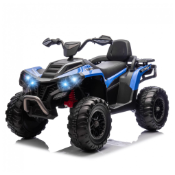 ATV Elétrico JoyRydz 24V para Crianças 3+ – 2 Lugares, 9,6 km/h, Luzes LED e Marcha Ré - ECTQ163SVCYD0B