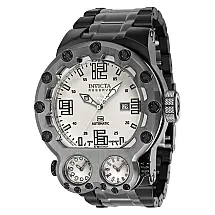 Relógio Masculino Reserve Magnum Tria Automático, Invicta 37561, Preto e Prata