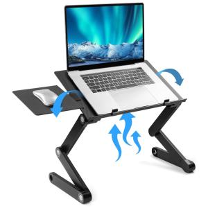 Mesa Suporte Ajustável e Ergonômico para Laptop 15,6, LORYERGO LELS01, Preto