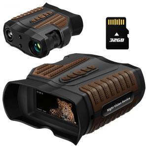 BOBLOV Binóculos Digital HD Infravermelho, 32GB, 10X Zoom, 1080p, Alcance 300M