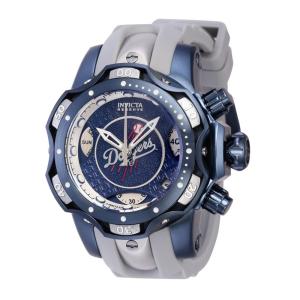 Relgio masculino reserva MLB Los Angeles Dodgers Swiss Ronda Z60 calibre - 44,4 mm. Ao. Cinza 41861