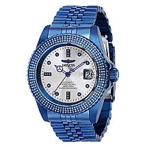 Relógio Masculino Automático Pro Diver 1.21 quilates com Diamante, Invicta 38861, Azul e Branco