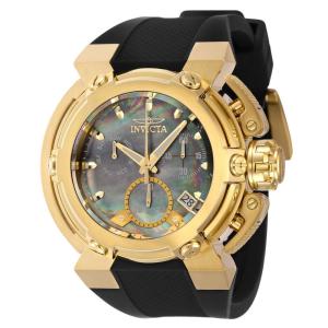 Relgio masculino calibre Ronda Z60 FE das Foras da Coalizo com mostrador em madreprola - 46 mm. Preto 41961