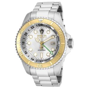 Relógio Masculino de Quartzo Hydromax, Invicta 16961, Prata e Dourado