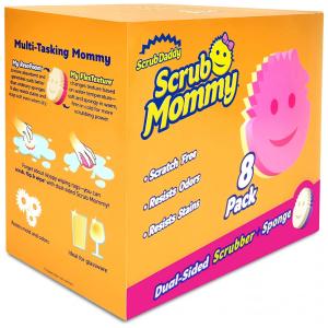 Scrub Daddy Esponja Resistente para Alta Limpeza Anti Odor, 8 Unidades