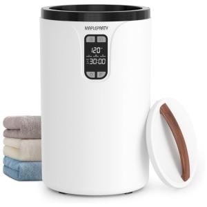 Aquecedor de Toalhas 20L para Banheiro, com Timer, Temperatura Ajustável, Display LED, Desligamento Automático, Aquecimento Uniforme