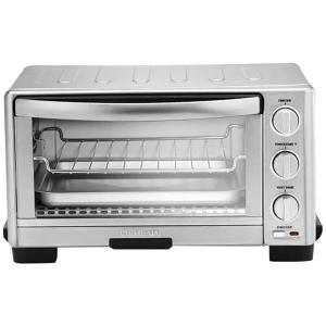 Forno Elétrico de Bancada com Controle de Temperatura e Temporizador, 1800W, Aço Inoxidável, 110v, CUISINART TOB 1010, Prateado
