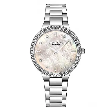 Relógio Stuhrling Carrara 38mm Prateado