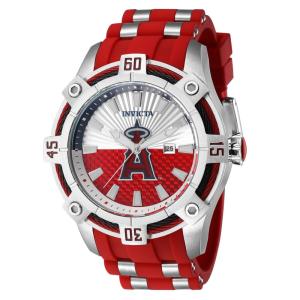 Relgio masculino MLB Los Angeles Angels - 52 mm. Ao. Vermelho ZG-43271
