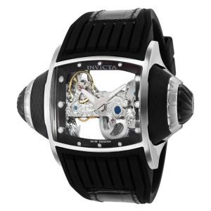 Relógio Masculino Analógio Automático 68mm, Invicta Vintage 35271, Preto