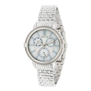 Relógio Feminino Wildflower com Mostrador em Madrepérola, Invicta 37271, Branco