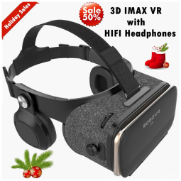 Óculos Realidade Virtual 3D Controle Remoto Fones de Ouvido 720 HIFI FOV 120, TSANGLIGHT, Cinza