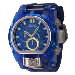 Relgio masculino Bolt Zeus Magnum - 52 mm. Ao. Azul 44471
