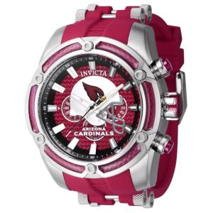 Relgio masculino NFL Arizona Cardinals - 52 mm. Ao. Vermelho 41871