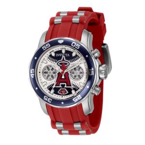 Relgio feminino MLB Los Angeles Angels - 38 mm. Ao. Vermelho 42871