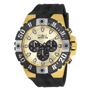 Relógio Masculino Pro Diver, Invicta 23971, Preto, Dourado e Prata