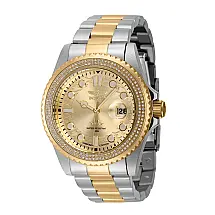 Relgio masculino Pro 0,76 quilates com diamante - 43 mm. Ao. Ouro 37971