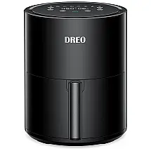 Fritadeira Elétrica AirFryer sem Óleo 4L com 9 Predefinições, 110V 1500W, DREO DR KAF002, Preto