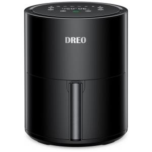 Fritadeira Elétrica AirFryer sem Óleo 4L com 9 Predefinições, 110V 1500W, DREO DR KAF002, Preto