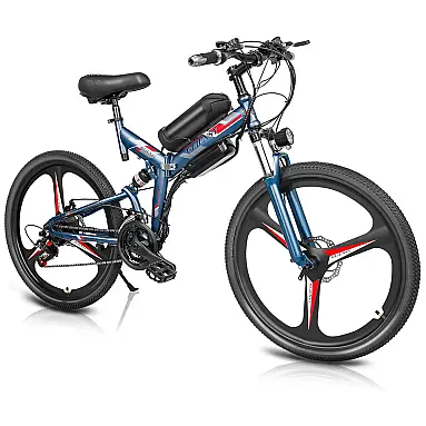 Bicicleta Elétrica Motorizada 26 Velocidades