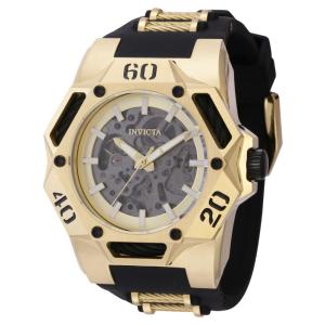 Relógio Masculino Invicta Coalition Forces Automático 48, Preto e Dourado 44081