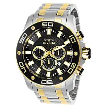 Relgio masculino Pro SCUBA - 50 mm. Ao. Ouro 26081