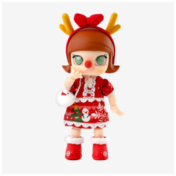 Boneca BJD Rena de Natal MOLLY Caixa Surpresa Pop Mart