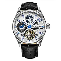 Relógio Masculino Stuhrling Reserve Automático 43mm Preto - Design Elegante e Preciso