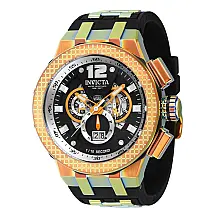 Relógio Masculino Speedway, Invicta 44281, Preto e Dourado