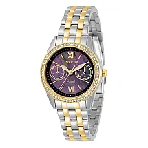 Relógio Feminino Angel com Mostrador Madrepérola, Invicta 31381, Prata e Dourado