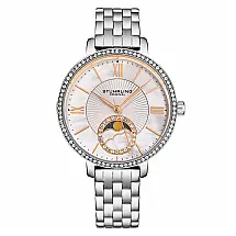 Relgio Stuhrling S38 de 36mm em tom prata elegante e moderno