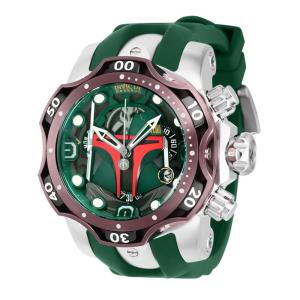 Relgio masculino Star Wars Boba Fett Swiss Ronda Z60 calibre - 52,5 mm. Ao. Verde 40481