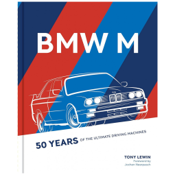 BMW M 50 Anos das Máquinas de Condução Definitivas Capa Dura em Inglês, 224 Paginas, Branco