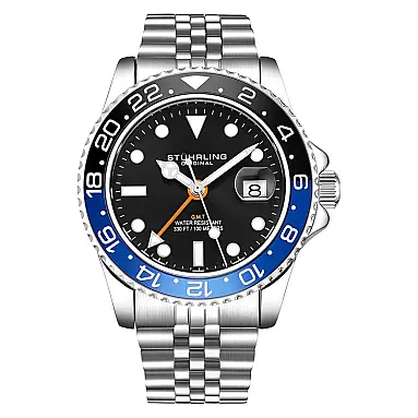 Relógio Stuhrling Meridian GMT 42mm
