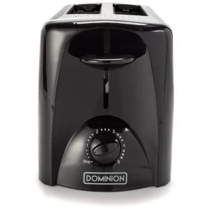 Torradeira Elétrica 2 Fatias com Desligamento Automático, 110V 900W, Dominion, Preto