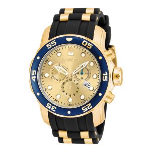 Relgio masculino Open Box Pro SCUBA - 48 mm. Ouro. Preto AIC-17881