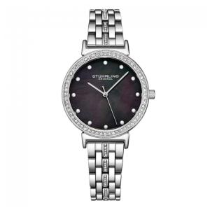 Relógio Feminino Stuhrling Sinfonia 3988 Quartzo 33mm, Prata Clássico