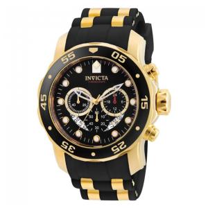 Relógio Masculino Pro Diver SCUBA, Invicta 6981, Preto e Dourado