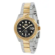 Relógio Feminino Pro Diver 0,67 quilates com Diamante, Invicta 37981, Prata, Dourado e Preto
