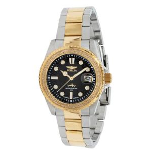 Relógio Feminino Pro Diver 0,67 quilates com Diamante, Invicta 37981, Prata, Dourado e Preto