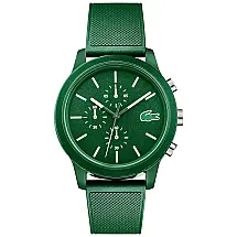 Relógio Masculino de Quartzo Automático, com Pulseira de Silicone, LACOSTE 2010973, Verde
