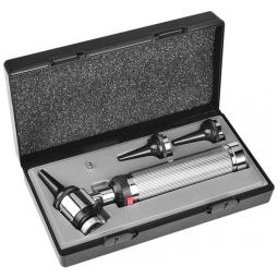 Conjunto de Otoscópio 20180526, Com Luz, Profissional, 20180526, LUISMIA 20180526, Prateado