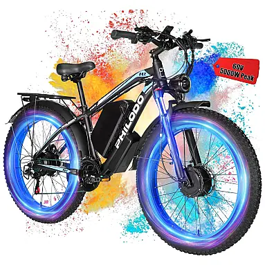Bicicleta Elétrica PHILODO 60V 26Ah