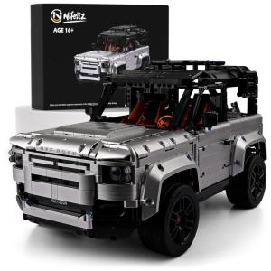 Kit de Construção Carro 4WD com 2906 Peças, Nifeliz, Cinza