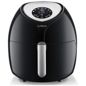 Air Fryer 6 Litros com 7 Predefinições e Controle Digital LCD, 110V 1700W, Ultrean, Branca