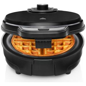 Máquina de Waffle Anti Overflow, 4 Fatias, 110v, CHEFMAN, Preto