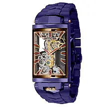Relgio mecnico vintage masculino - 29 mm. Roxo 43091