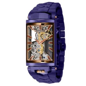 Relgio mecnico vintage masculino - 29 mm. Roxo 43091