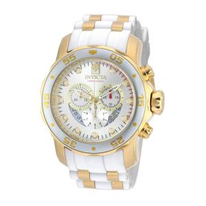 Relgio Pro SCUBA Masculino - 48mm. Ouro. Branco ZG-20291